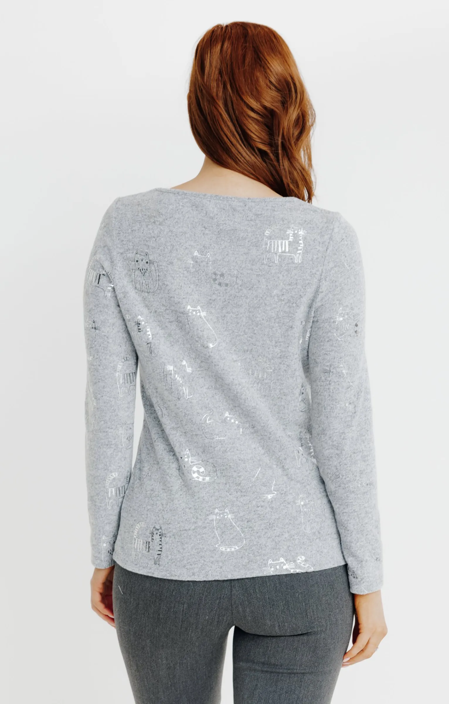 Tee-shirts<Armand Thiery T-SHIRT IMPRIME MANCHES LONGUES - Grismoyen
