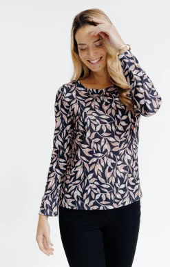 Tee-shirts<Armand Thiery T-SHIRT IMPRIME MANCHES LONGUES - Noir