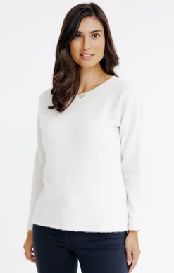 Tee-shirts<Armand Thiery T-SHIRT MANCHES LONGUES COL ROND - Beige