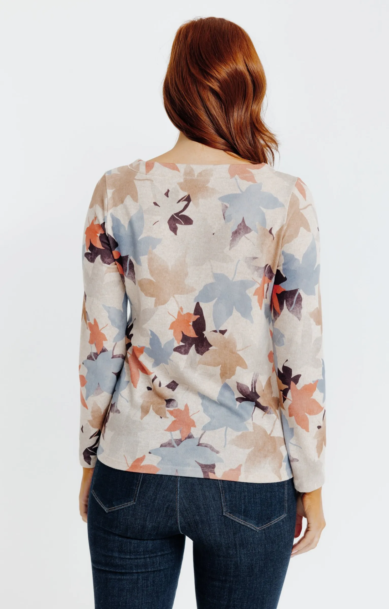 Tee-shirts<Armand Thiery T-SHIRT MANCHES LONGUES COL ROND - Beige