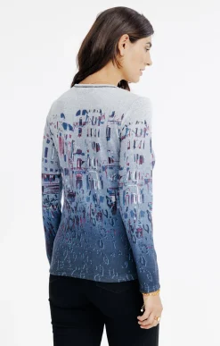 Tee-shirts<Armand Thiery T-SHIRT MANCHES LONGUES COL ROND - Grismoyen