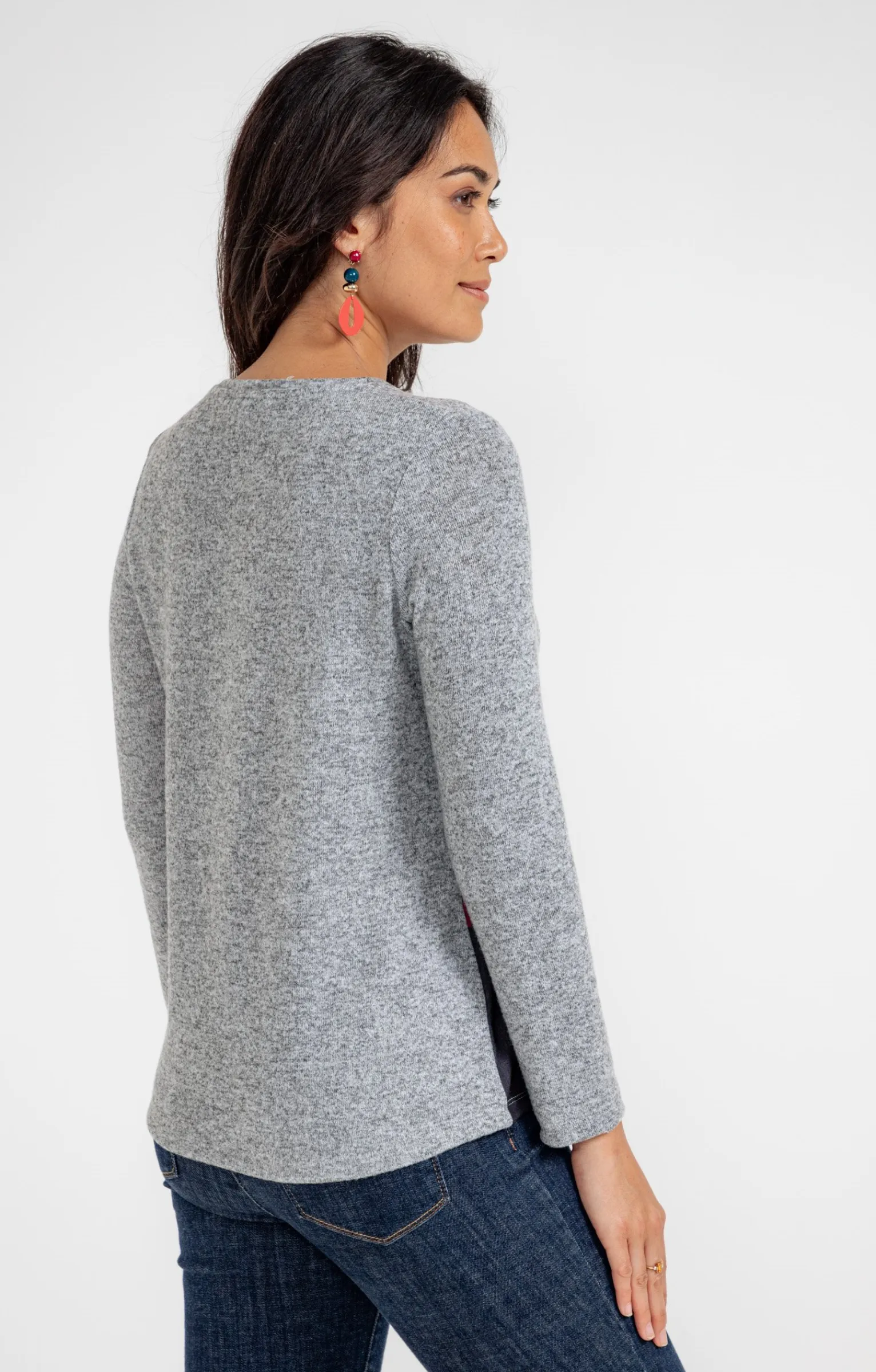 Tee-shirts<Armand Thiery T-SHIRT MANCHES LONGUES COL ROND - Grismoyen