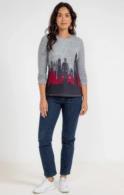 Tee-shirts<Armand Thiery T-SHIRT MANCHES LONGUES COL ROND - Grismoyen