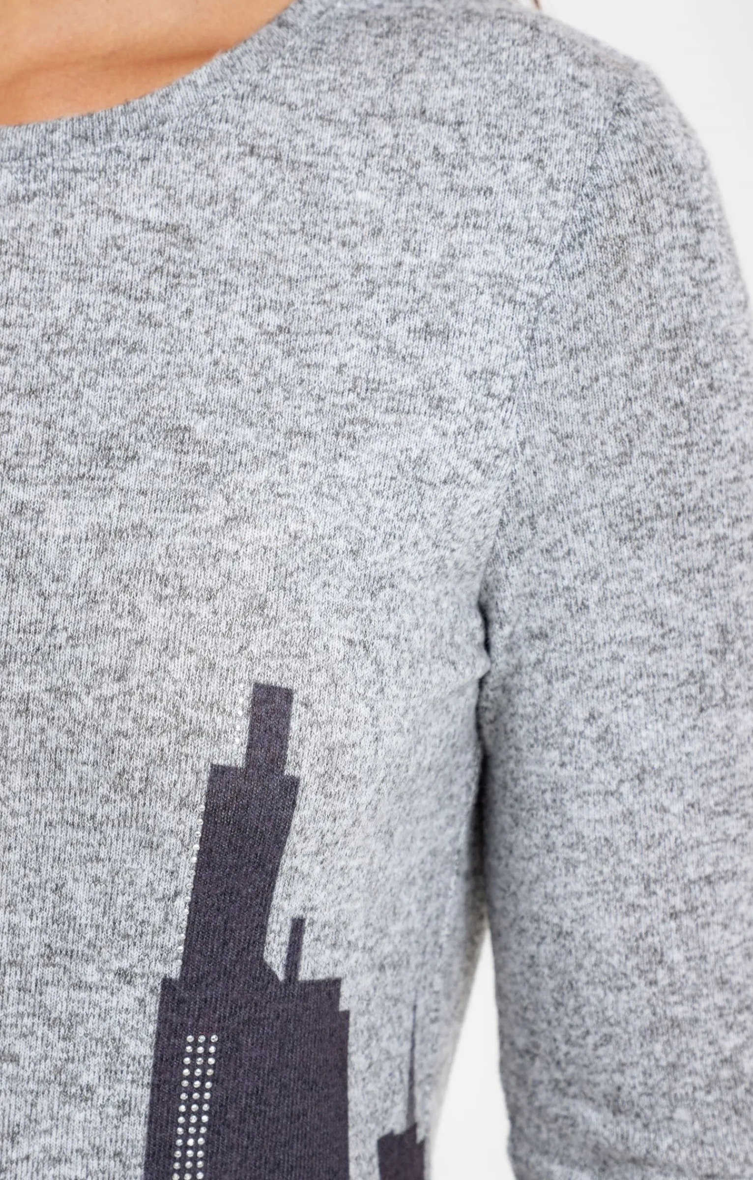 Tee-shirts<Armand Thiery T-SHIRT MANCHES LONGUES COL ROND - Grismoyen