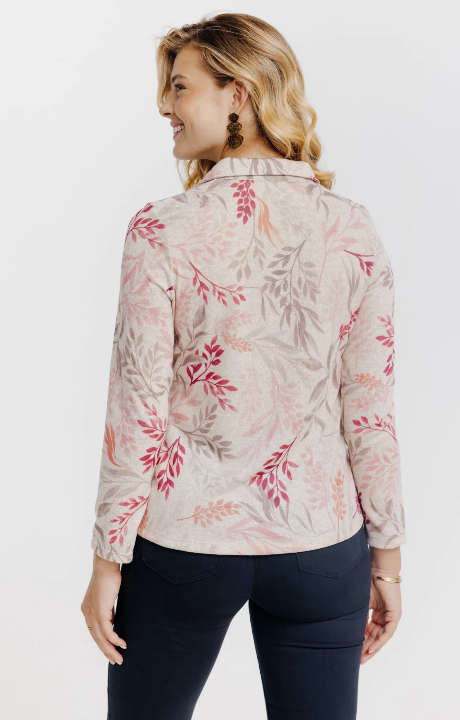 Tee-shirts<Armand Thiery T-SHIRT MANCHES LONGUES COL POLO - Beige