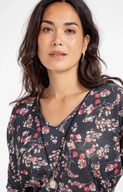 Tee-shirts<Armand Thiery T-SHIRT MANCHES SOURIS COL V - Noir