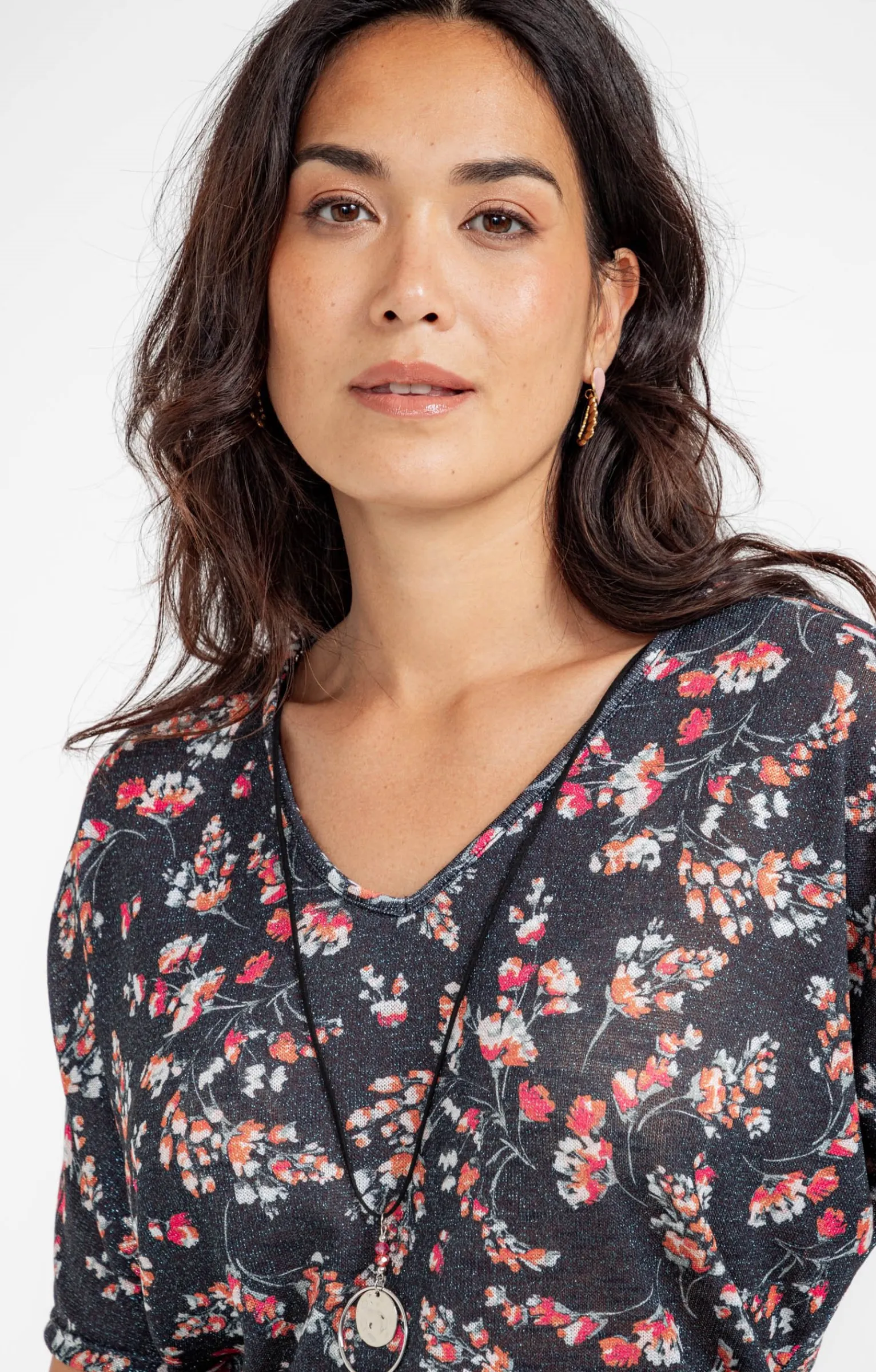 Tee-shirts<Armand Thiery T-SHIRT MANCHES SOURIS COL V - Noir