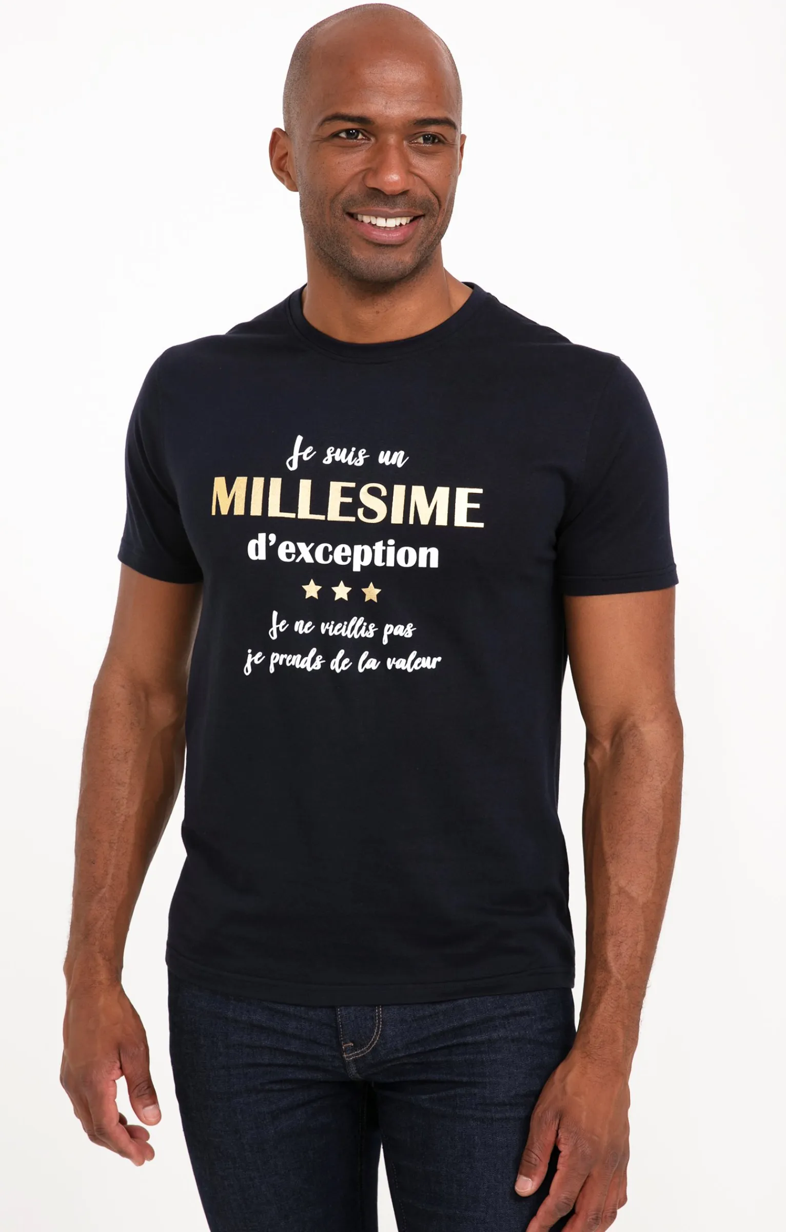 Polos & Tee-shirts<Armand Thiery T-shirt millesime - Marine