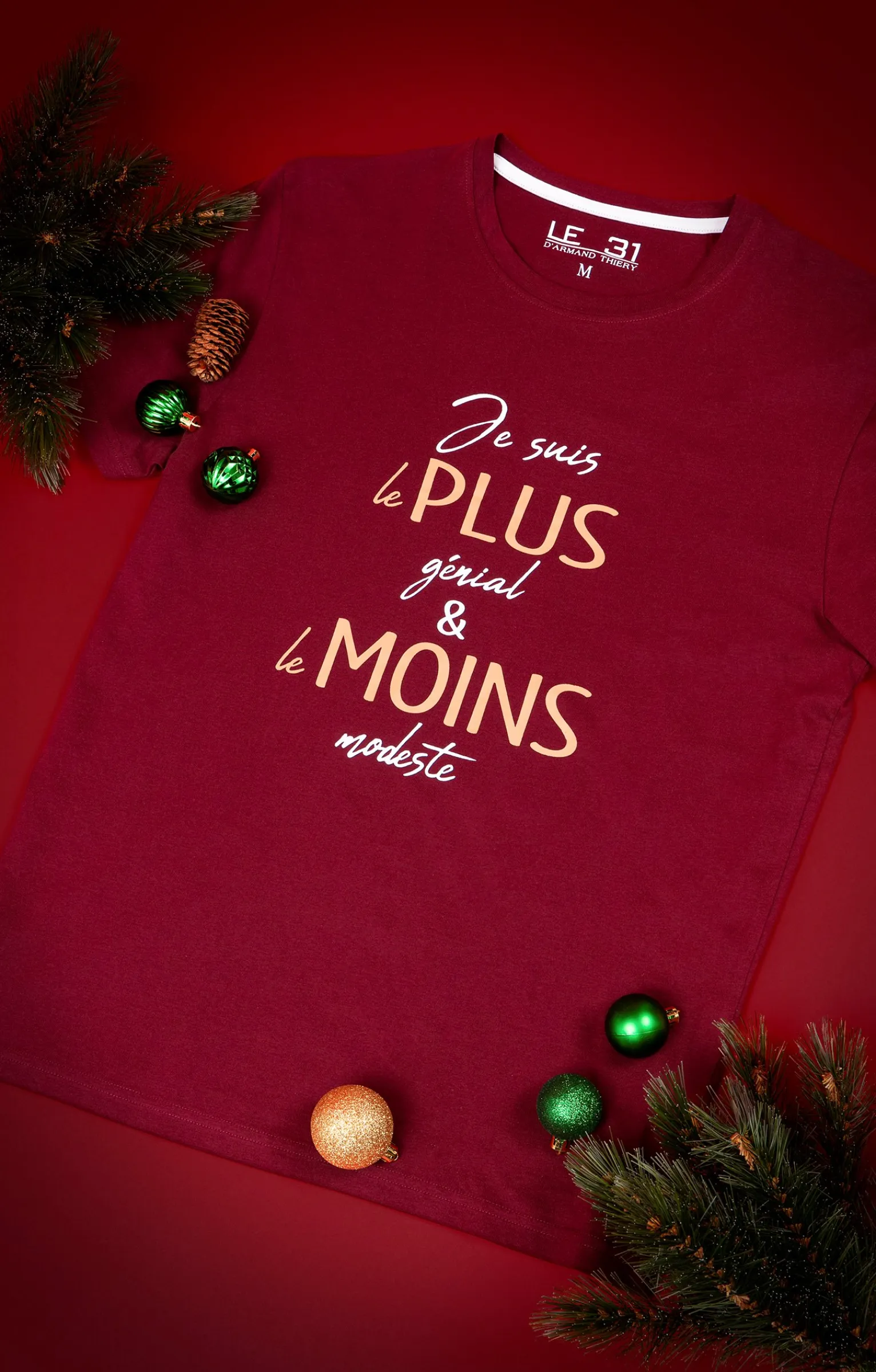 Polos & Tee-shirts<Armand Thiery T-shirt Modeste - Bordeaux