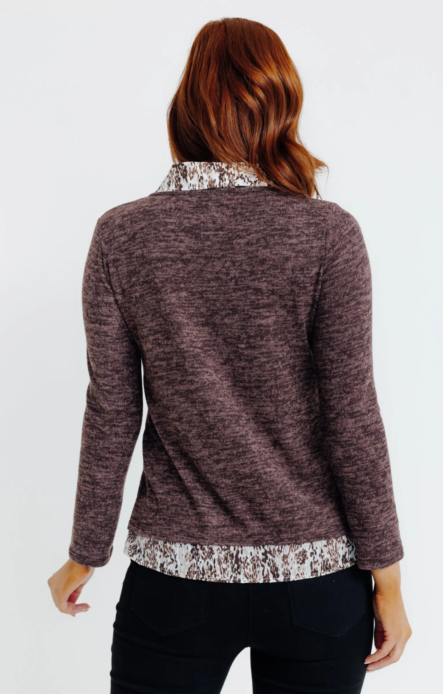 Tee-shirts<Armand Thiery T-SHIRT UNI 2EN1 - Chocolat
