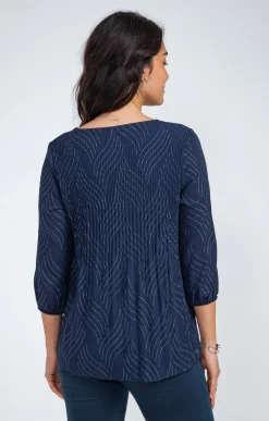 Chemisiers<Armand Thiery Tunique plissée - Marine