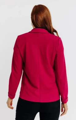 Vestes<Armand Thiery VESTE FORME BLAZER EN MAILLE - Bordeaux