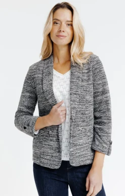 Vestes<Armand Thiery VESTE ZIPPEE COL CHÂLE - Noir