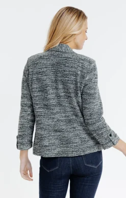 Vestes<Armand Thiery VESTE ZIPPEE COL CHÂLE - Noir