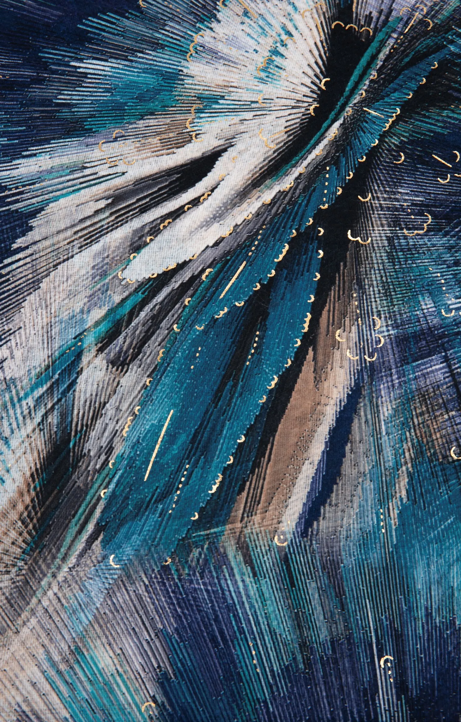 Accessoires<Armand Thiery VOILE CHAUD IMPRIME - Canard