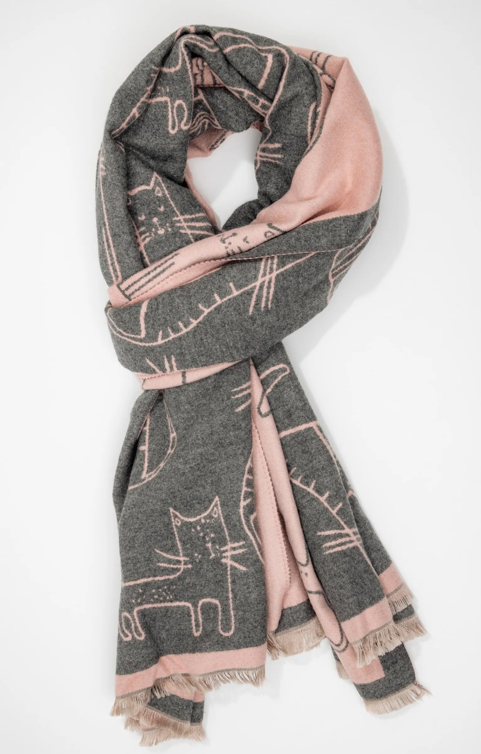 Accessoires<Armand Thiery VOILE JACQUARD CHAUD - Rose